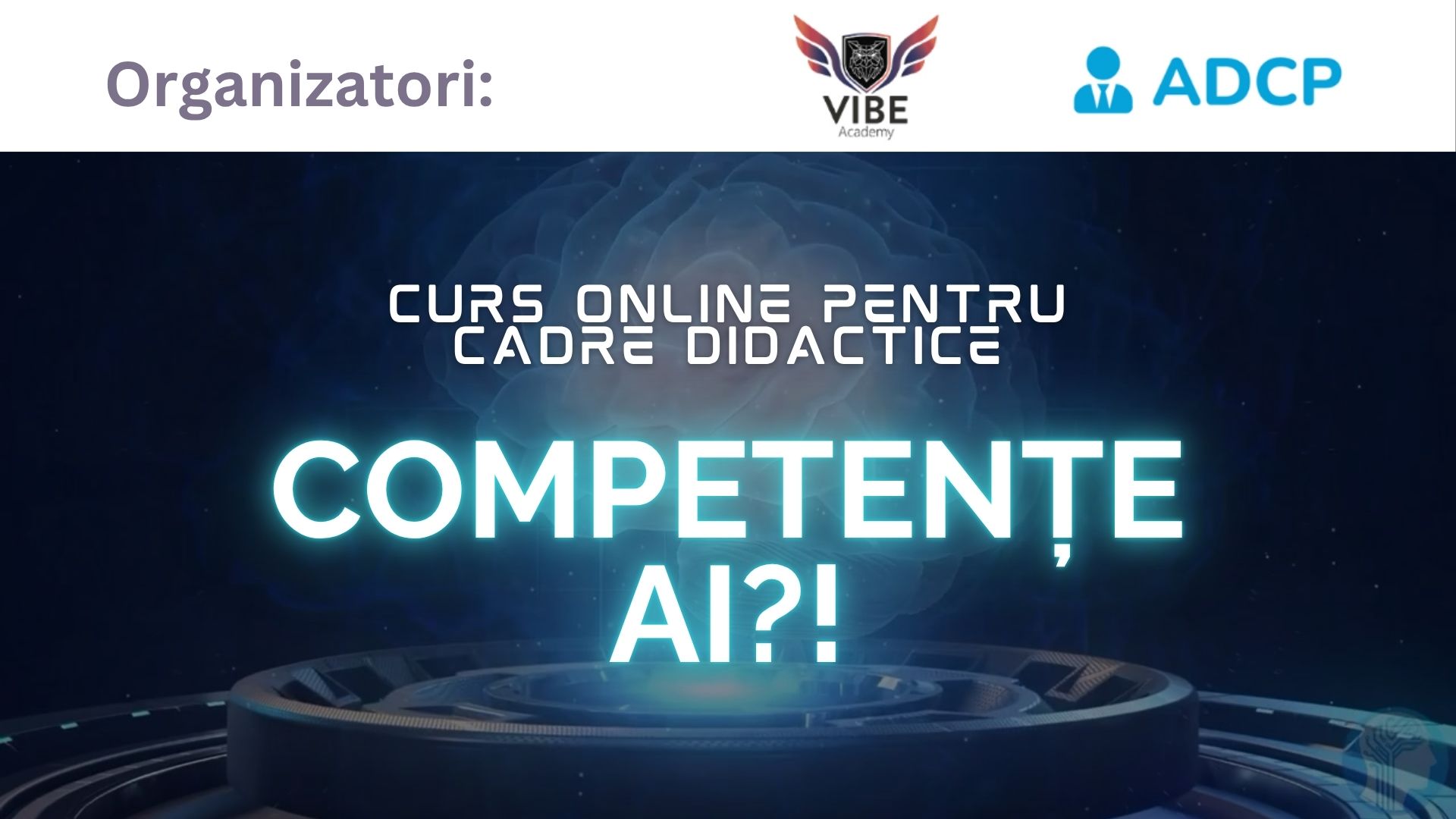 Curs Online „Competențe AI?!”