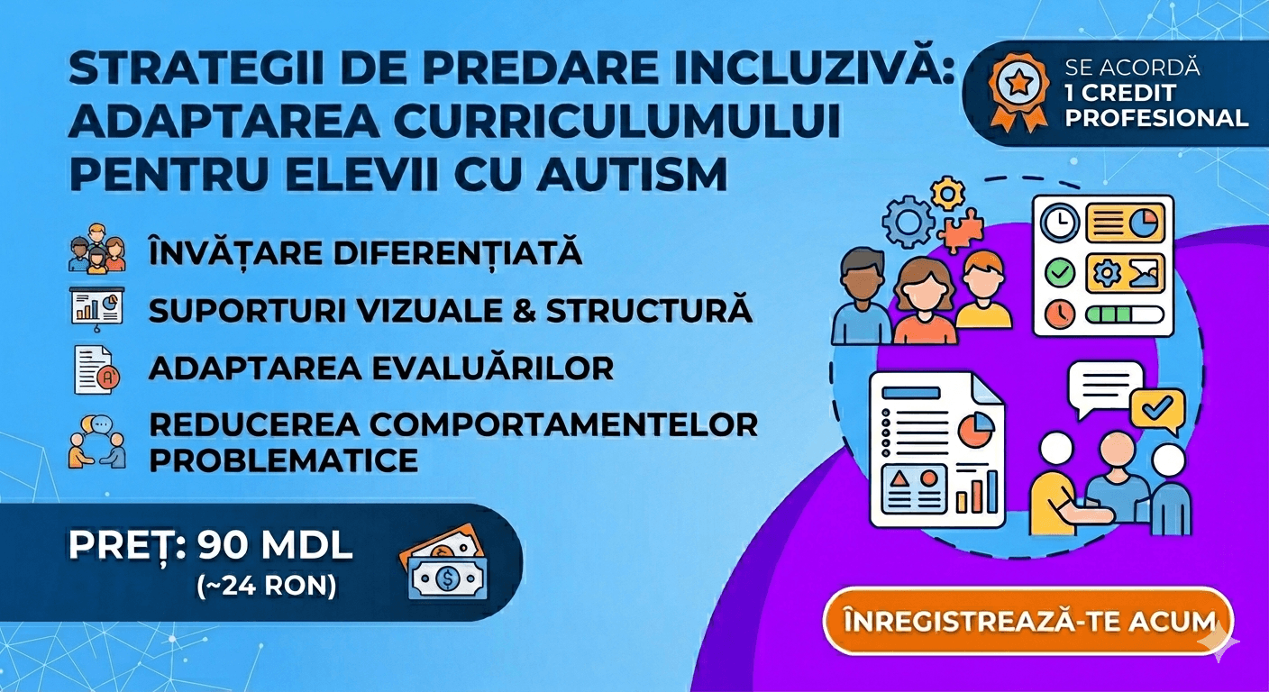 Seminar Online: Strategii de predare incluzivă